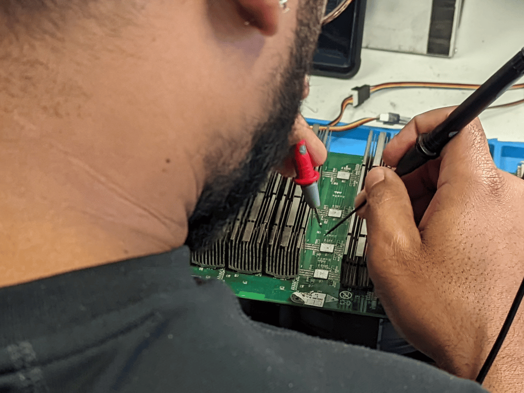repair faulty crypto currency mining asic