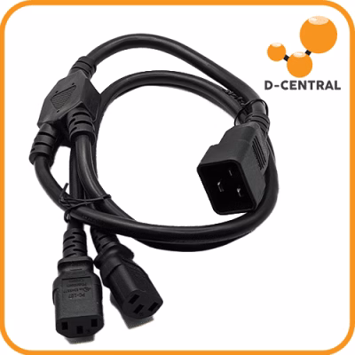 C20 to 2x C13 Power Splitter Cable