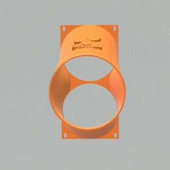 Universal ASIC Shroud: Dual 120mm Fans to 6’’ - Image 2