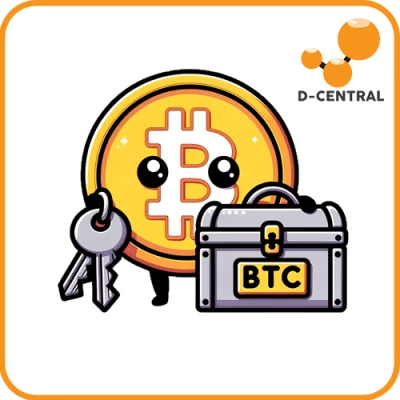 Bitcoin Secure Stash Sticker