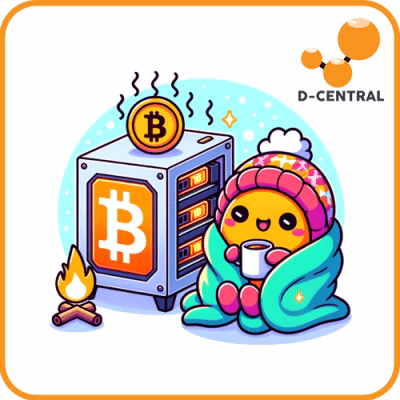 Miner's Warmth by the Block Sticker