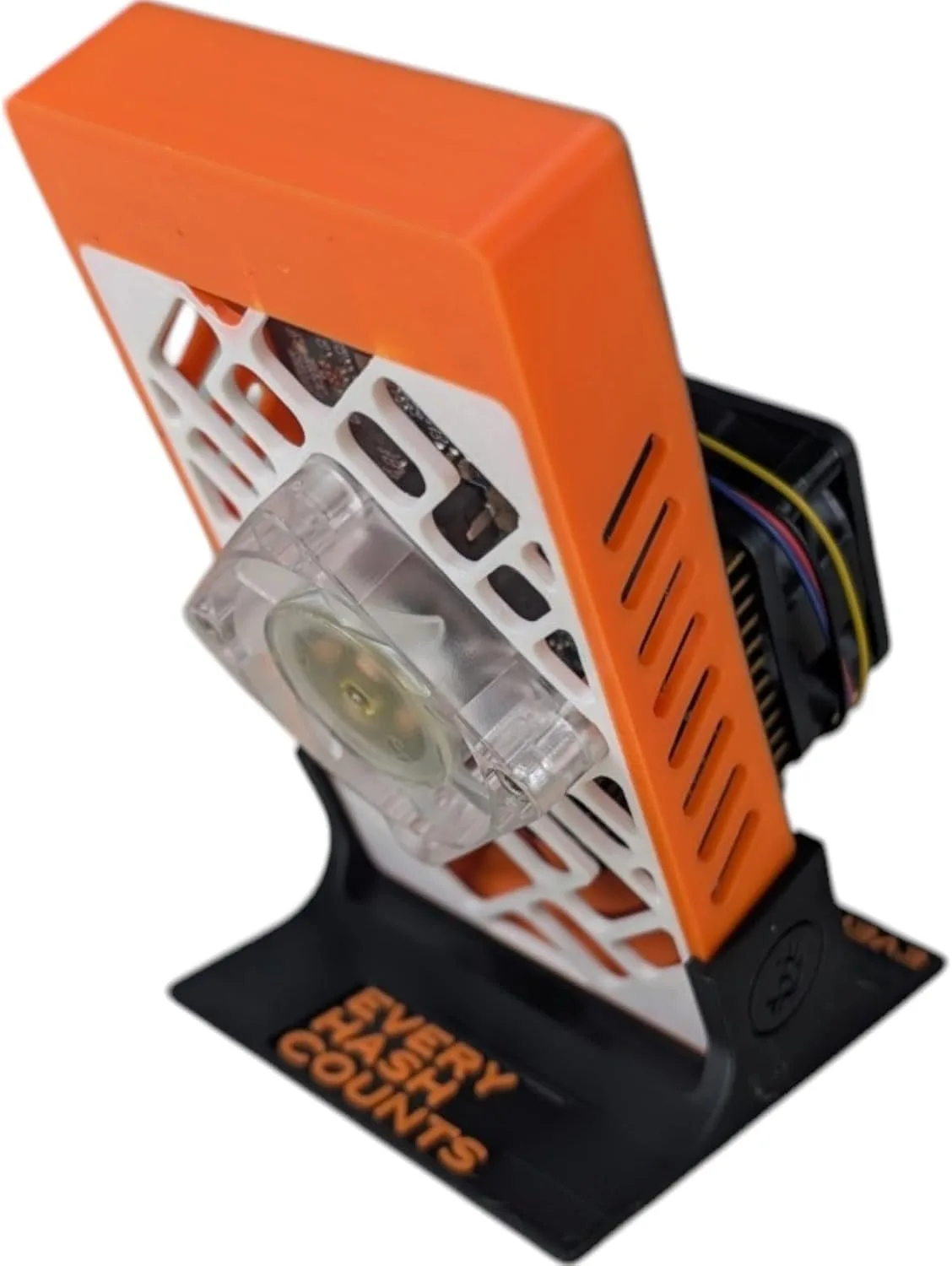 Bitaxe Bitcoin miner rear view with connectivity ports