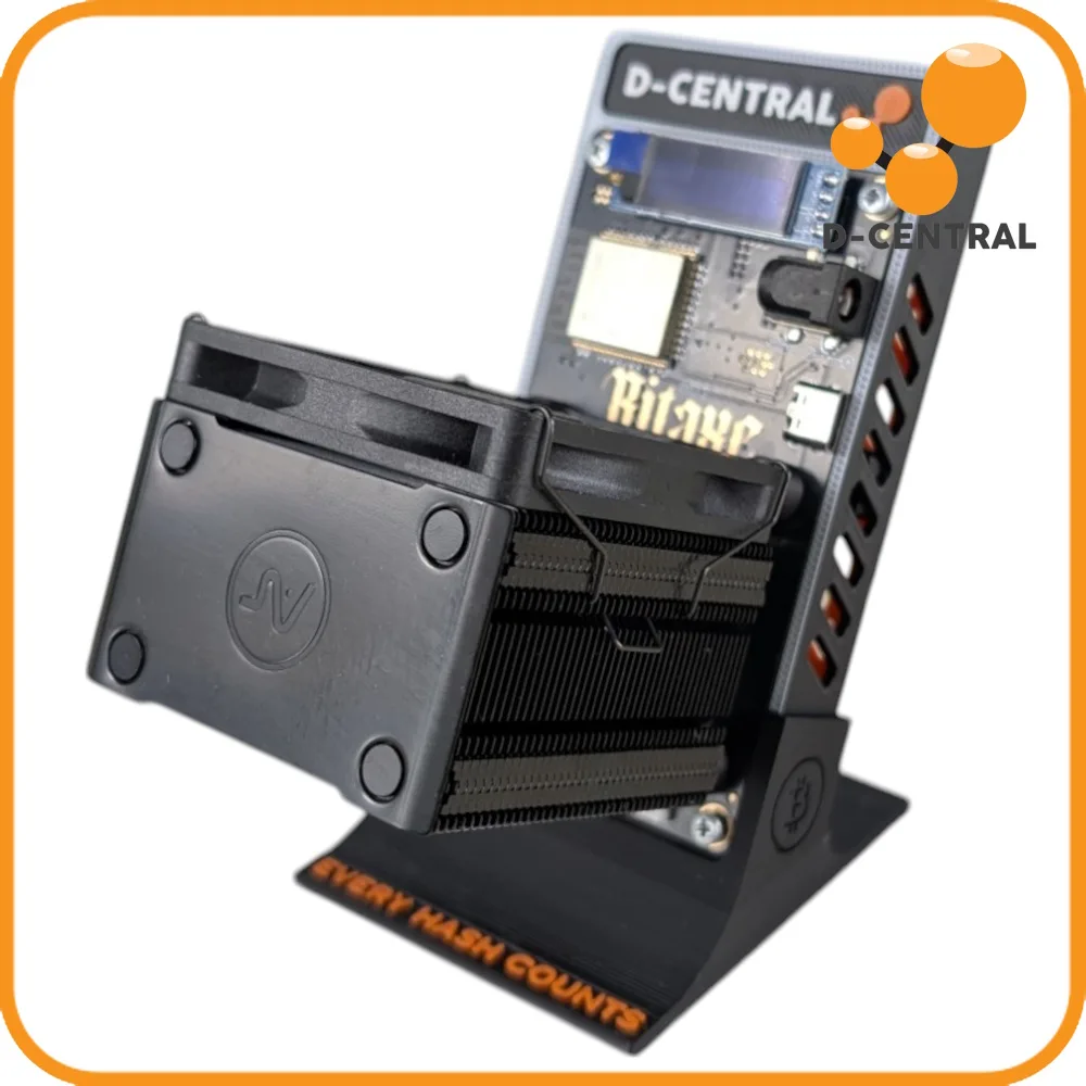 Bitaxe with Argon THRML cooler for overclocking performance