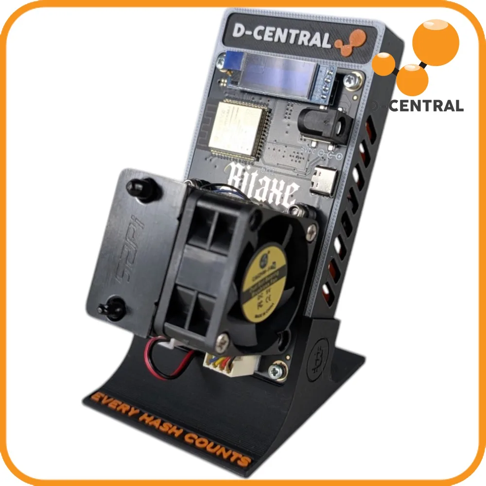 Bitaxe with Ice Cooler Tower for maximum heat dissipation