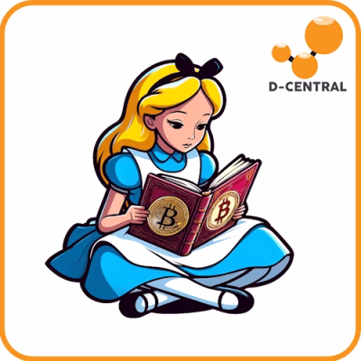 Alice in Blockchain Wonderland Sticker
