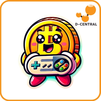 Retro Bitcoin Gaming Sticker