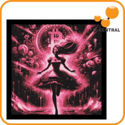 Alice in Bitcoinland 3D Painting