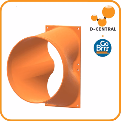 Antminer Beefy 120mm to 8” ASIC Shroud