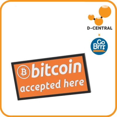 Bitcoin Accepted Here Frame