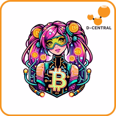 Bitcoin E-Girl Sticker