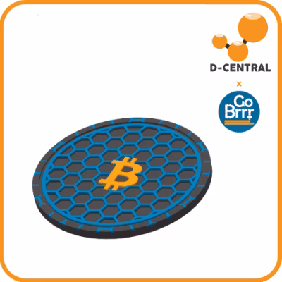 Bitcoin Hex Coaster