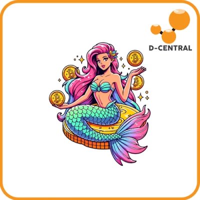 Bitcoin Mermaid Sticker