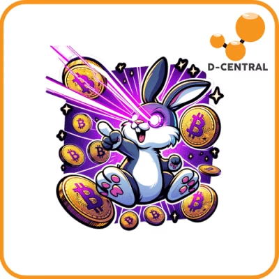 Laser Eyes Bunny Sticker