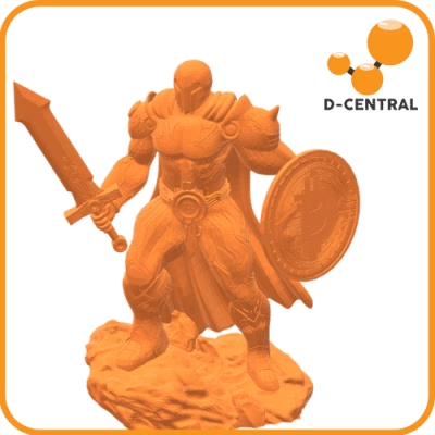 The Bitcoin Warrior Figurine