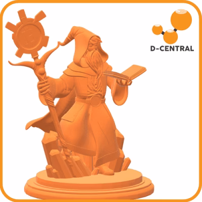 The Bitcoin Spellcaster Figurine