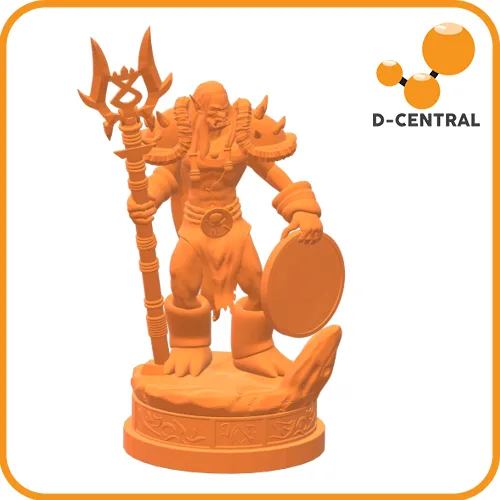 The Bitcoin Orc Shaman Figurine