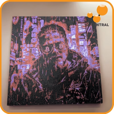 Sons of Bitcoin 3D Painting