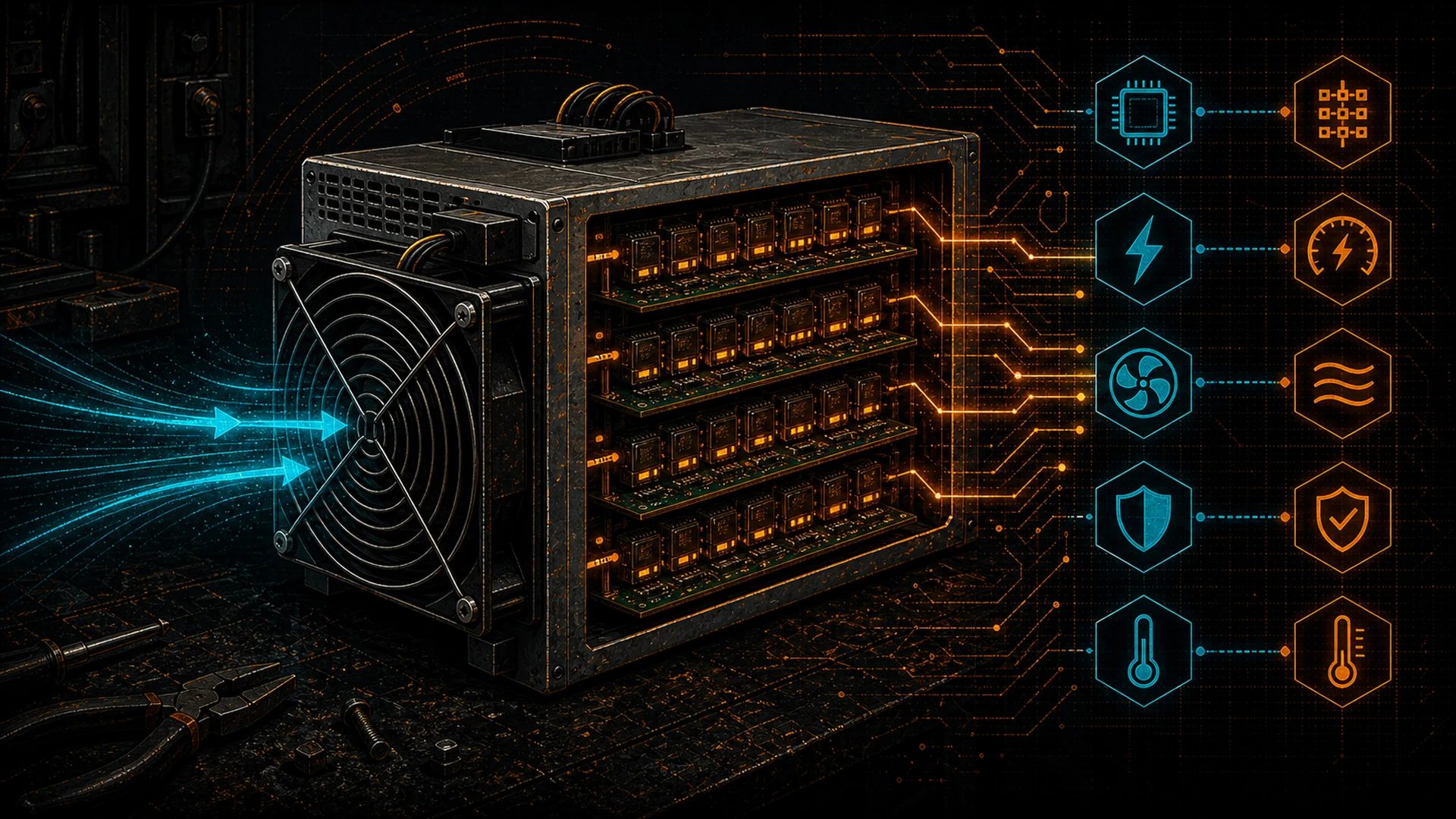 Antminer T19 Specifications — Hashrate, Power, Efficiency & Specs