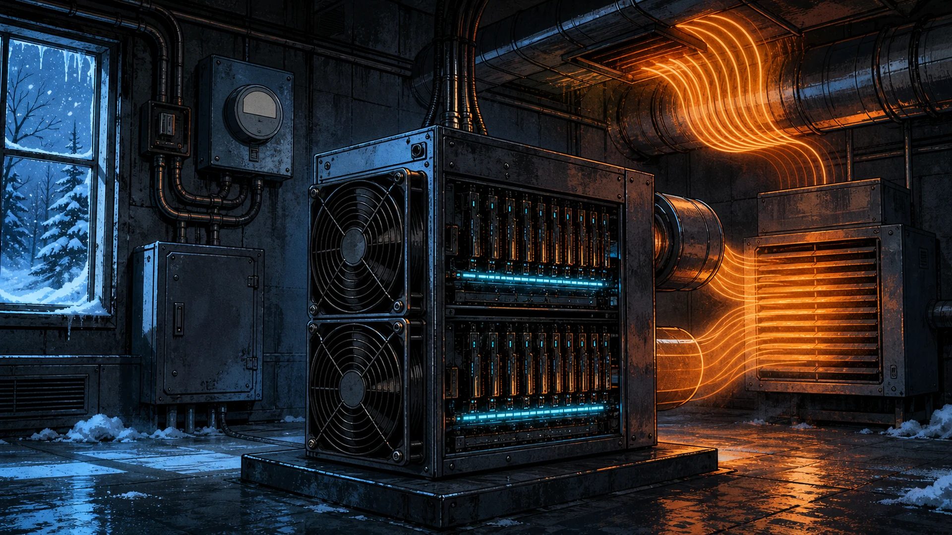 Bitcoin Mining in Michigan 2026: Cold Winter Strategy, DTE Rates & Space Heater Mining Guide