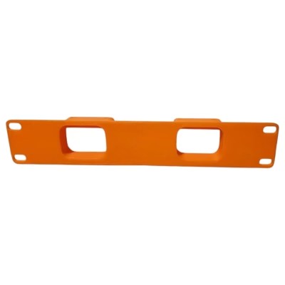 10-Inch Rack Mount for 2 JetKVM Device with Dual Keystone Slots – Compact Server Cabinet Panel