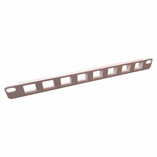 10-Inch 1/2U Keystone Patch Panel with 8-Port Capacity – Compact Network Rack Plate for CAT6/CAT7 Jacks - Image 2