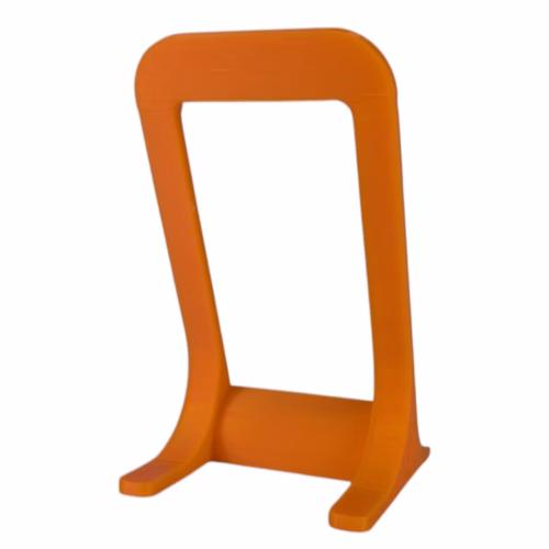 D-CENTRAL.TECH Nerdaxe Minimalist Stand – Compact Vertical Display Holder for Solo Bitcoin Miner – Lightweight, Durable, 3D Printed (Orange) - Image 3