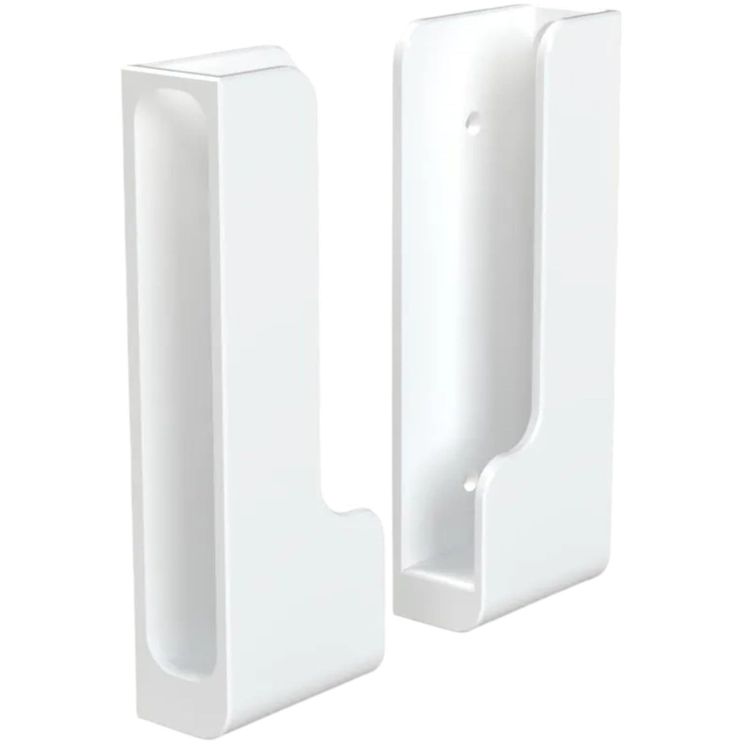 Wall Mounted Vertical Laptop Holder – Secure Space-Saving Bracket for Desk & Workstation Organization – Universal Fit for Closed Laptops & Notebooks – 3D Printed in Canada – Image 2