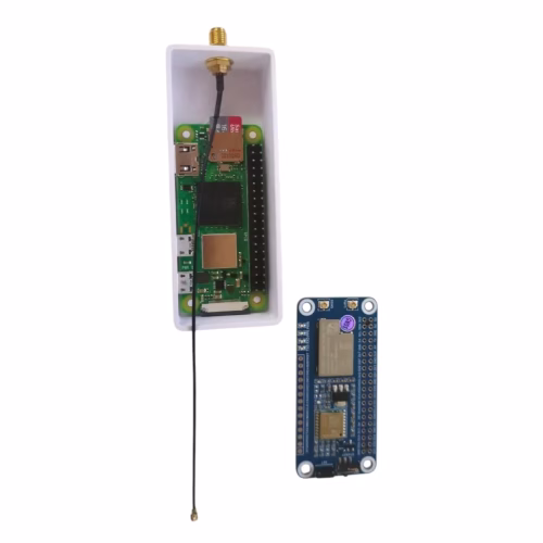 Case with Foot for Meshtastic Raspberry Pi Zero 2 W – Compact Vertical Enclosure with Antenna Mount - Image 2