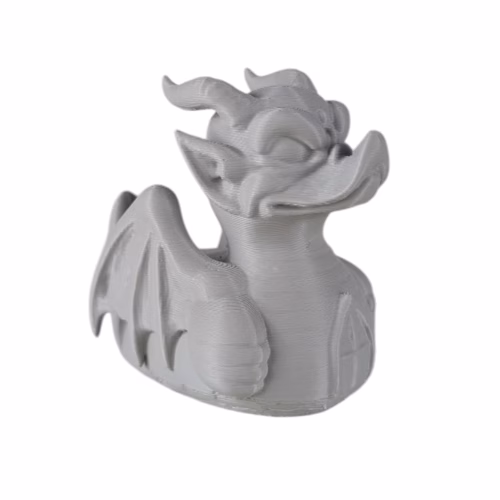 Gargoyle Duck Figurine – Gothic, Fantasy Dashboard Ornament, Medieval Desk Decor, Dark Mythical Collectible – 3D Printed in Canada