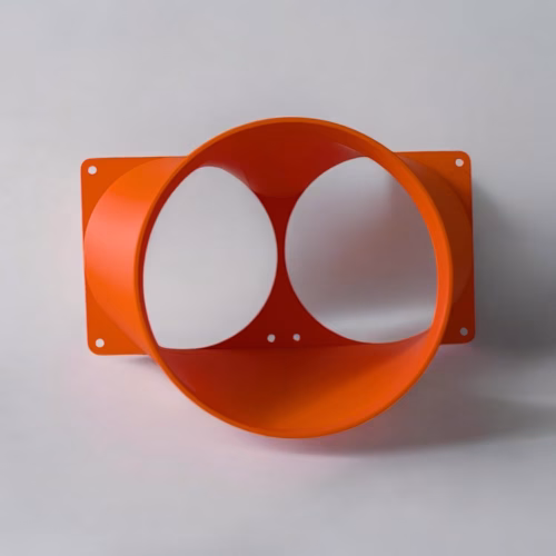 D-Central.TECH S19 Series Flexible Duct Adapter (6") – Durable 3D-Printed ASIC Cooling Shroud – Compatible with 6-Inch Flexible Ducts – Made in Canada - Image 3