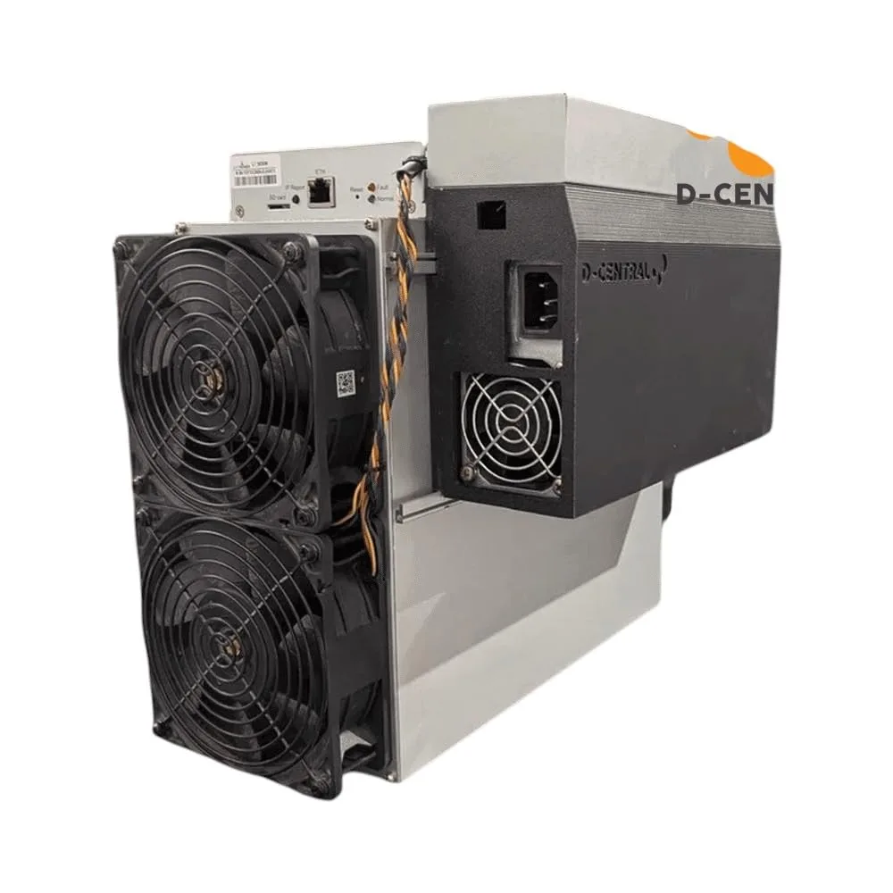D-Central.TECH Antminer S19 Loki Edition 40TH/s | 110V-Compatible Custom Bitcoin Miner for Home Use | Quiet & Energy-Efficient Mining Rig | Underclocked for Silent Residential Mining front view