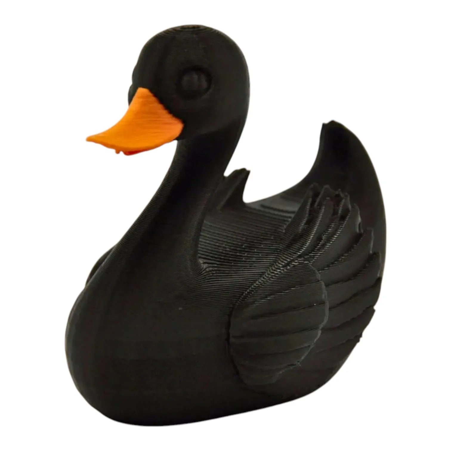 Black Swan Duck Figurine – Premium Dashboard Duck for Car – Collectible Rubber Duck Ducking Gift – Cruise Ship Hiding Duck – Elegant 4×4 Duck Décor – 3D Printed in Canada