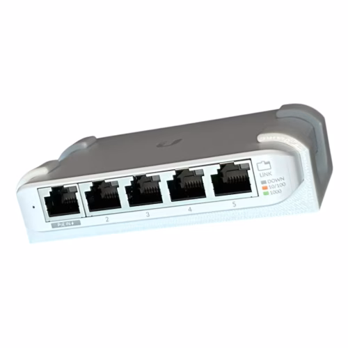 Wall Mount Bracket for Ubiquiti UniFi Flex Mini – Compatible Holder for USW-Flex-Mini Vertical Install - Image 2