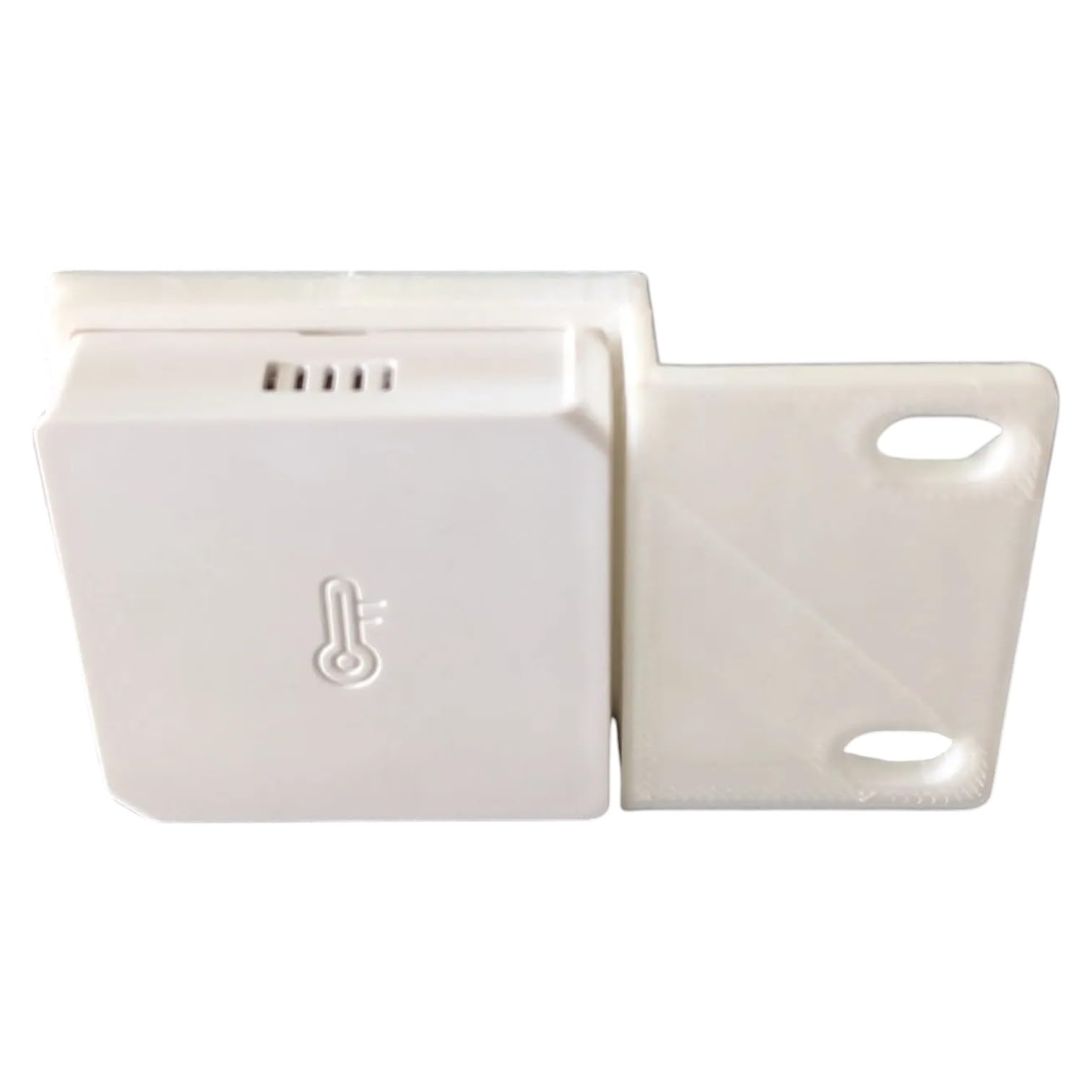 Wall Mount Bracket for Sonoff SNZB-02 Zigbee Temperature & Humidity Sensor – Secure Holder with Screw Slots & Snug Fit – 3D Printed in Canada