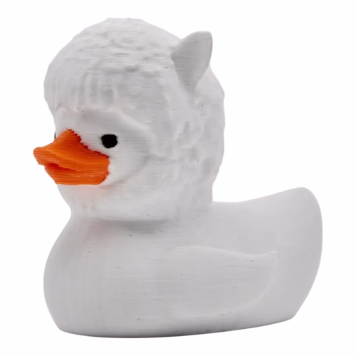 Alpaca Duck Figurine – Funny Dashboard Duck for Jeep Ducks, Cute Animal Lover Gift, PLA Collectible Décor – 3D Printed in Canada