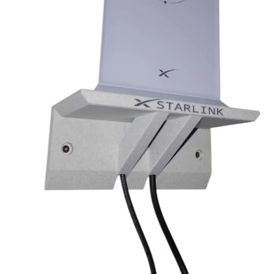 Router Wall Mount Holder for STARLINK – Sturdy Cable Management Bracket for Secure Indoor Installation – Sleek Space-Saving Design – 3D Printed in Canada