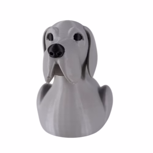 Great Dane Duck Figurine - Car Dashboard Duck Ornament - Ducks for 4x4 - Unique Rubber Duck Collectible - Cruise Ship Hiding Ducks - Dog Duck Hybrid - 3D Printed in Canada