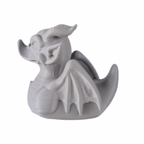 Gargoyle Duck Figurine – Gothic, Fantasy Dashboard Ornament, Medieval Desk Decor, Dark Mythical Collectible – 3D Printed in Canada - Image 3