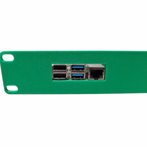10-Inch Rack Mount for Raspberry Pi 3B / 4B / 5B – Dual Board Holder with Front I/O Access - Image 3