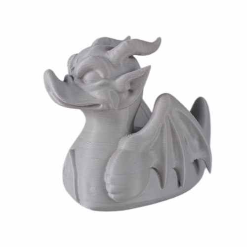 Gargoyle Duck Figurine – Gothic, Fantasy Dashboard Ornament, Medieval Desk Decor, Dark Mythical Collectible – 3D Printed in Canada - Image 2