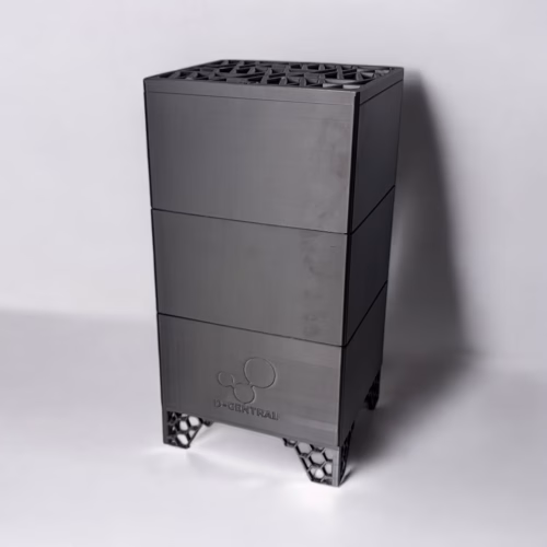 D-Central.TECH Bitcoin Antminer S9 & L3 Space Heater DIY Box | Made for Dual-Purpose Mining & Home Heating | Whisper-Quiet 140mm Fan Support | Compatible with APW3 & APW7 PSUs | DIY Crypto Heater Box