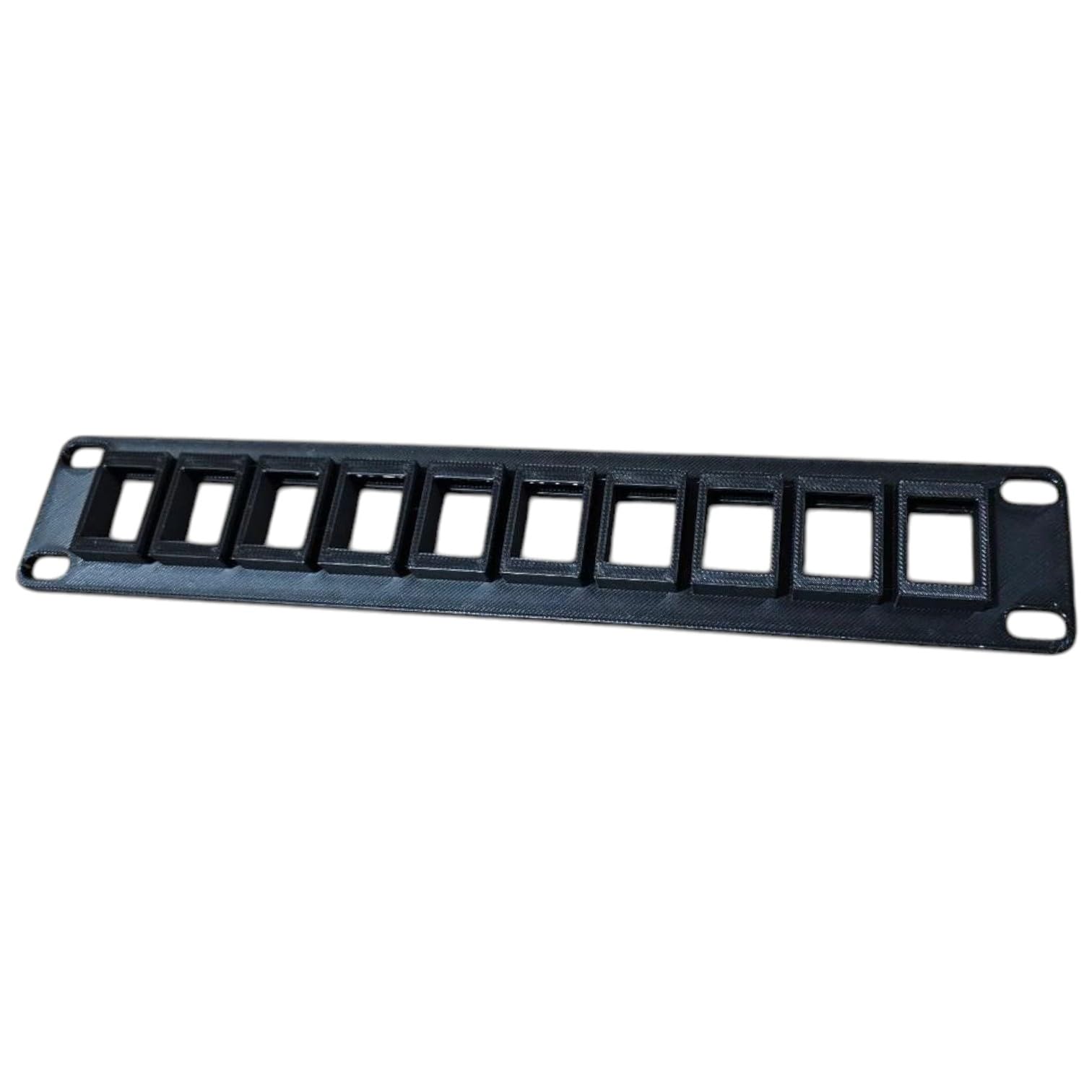 10-Inch Keystone Patch Panel – 10-Port Modular Network Plate for Mini Rack Cabinets – Image 2