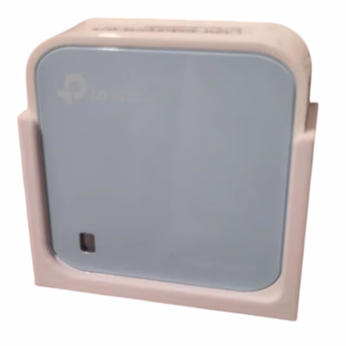 Wall Mount Bracket for TP-Link TL-WR802N Nano Router – Durable 3D Printed Holder for Secure Vertical Placement – 3D Printed in Canada