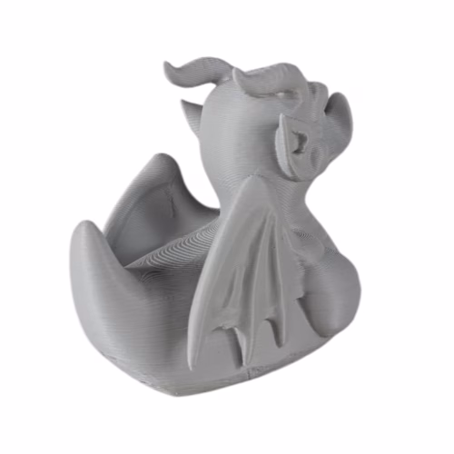 Gargoyle Duck Figurine – Gothic, Fantasy Dashboard Ornament, Medieval Desk Decor, Dark Mythical Collectible – 3D Printed in Canada - Image 4