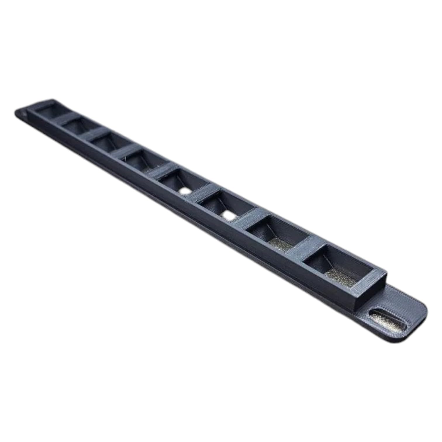 10-Inch 1/2U Keystone Patch Panel with 8-Port Capacity – Compact Network Rack Plate for CAT6/CAT7 Jacks