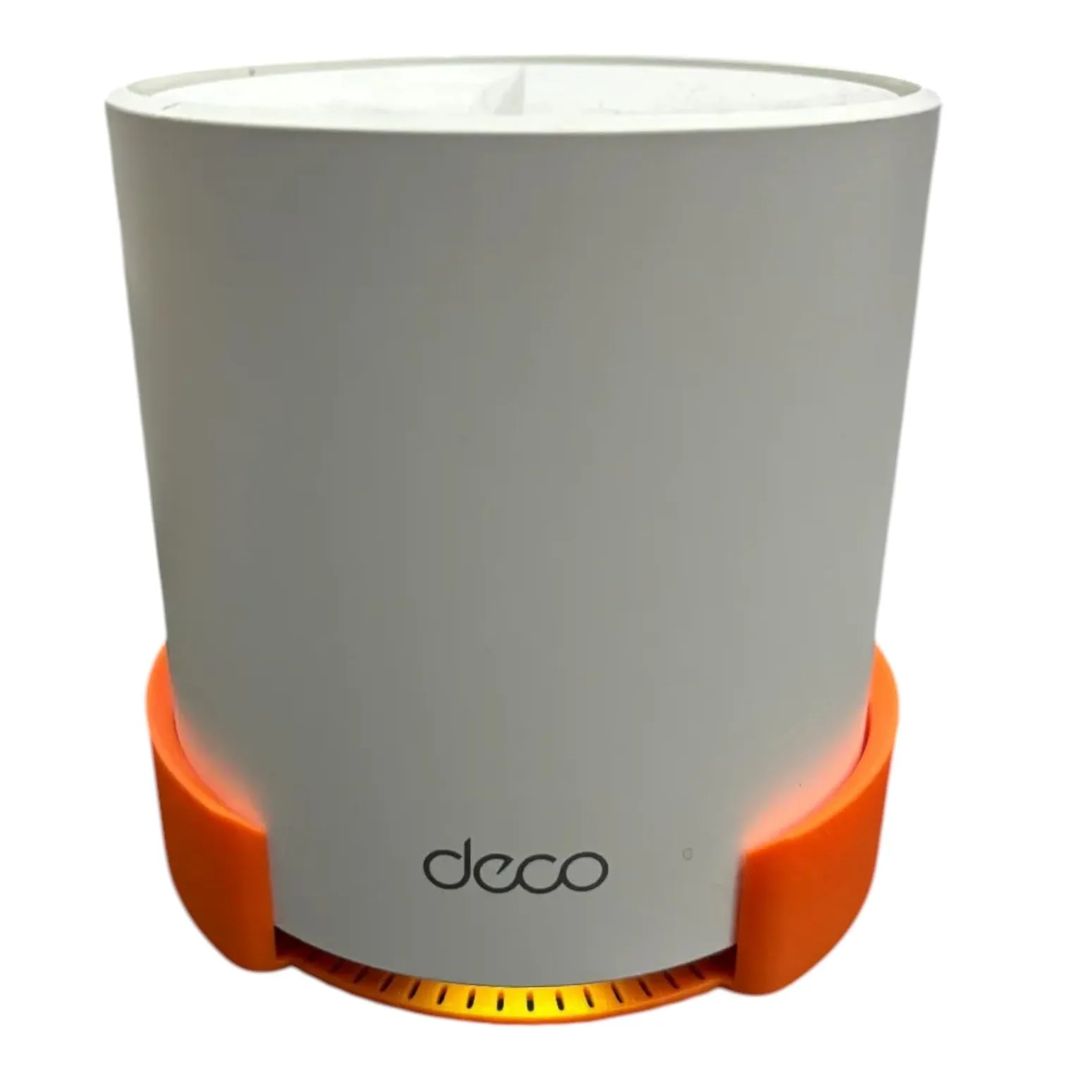 Deco X50 Mesh WiFi Router Wall Mount Bracket for TP-Link – Sleek Space-Saving Holder Compatible with Deco X50 System – Secure Fit, Clean Cable Management – 3D Printed in Canada front view