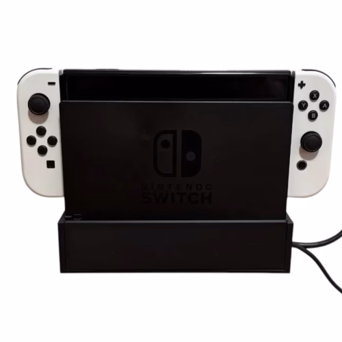 Wall Mount Holder for Nintendo Switch Dock – Space-Saving Wall Bracket with Ventilation & Cable Slot - Image 3
