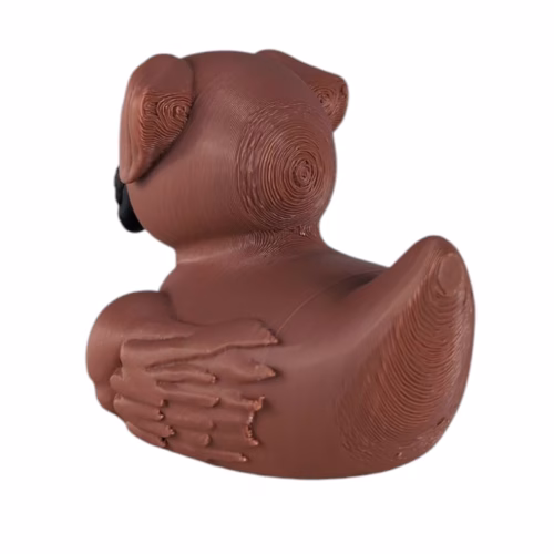Boxer Dog Duck Figurine - Funny Collectible Ducks for Jeeps, Dashboard Décor, Duck Duck Gift - Car Duck Ornament for Cruise Ship Hiding - Boxer Puppy Rubber Duck – 3D Printed in Canada - Image 4