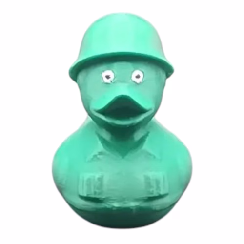 Rubber Duck Military Soldier Figurine Car Dashboard Decor Army Collectible 4x4 Truck Accessories Cruise Duck Gift for Veterans Patriotic – 3D Printed in Canada