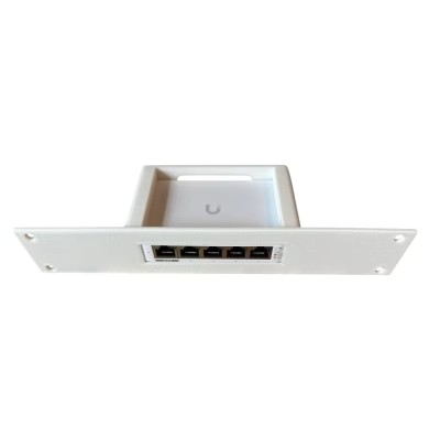 USW-Flex-MINI 10-Inch Rack Mount for Ubiquiti UniFi Switch | 1U Compact Network Bracket for 19” Server Racks | Durable, Secure & Easy to Install – 3D Printed in Canada